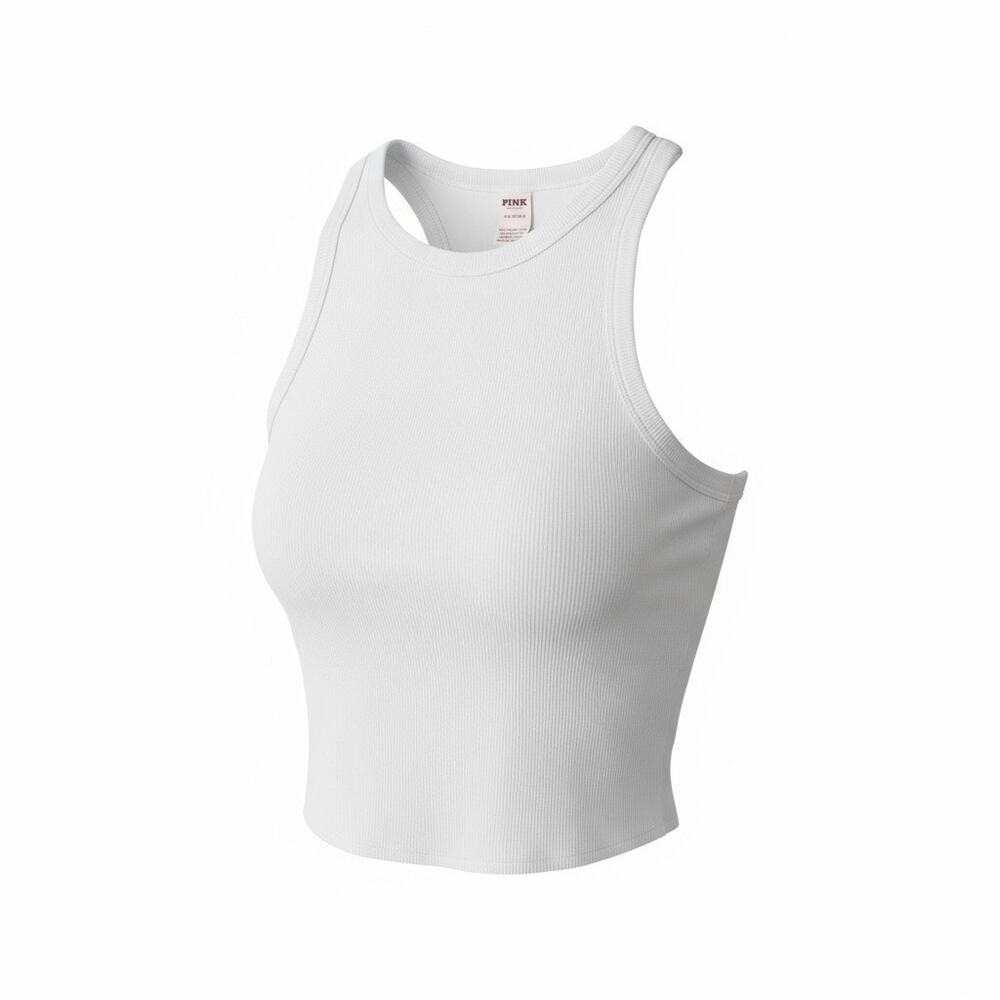 Victoria’s Secret PINK crop high neck tank size large